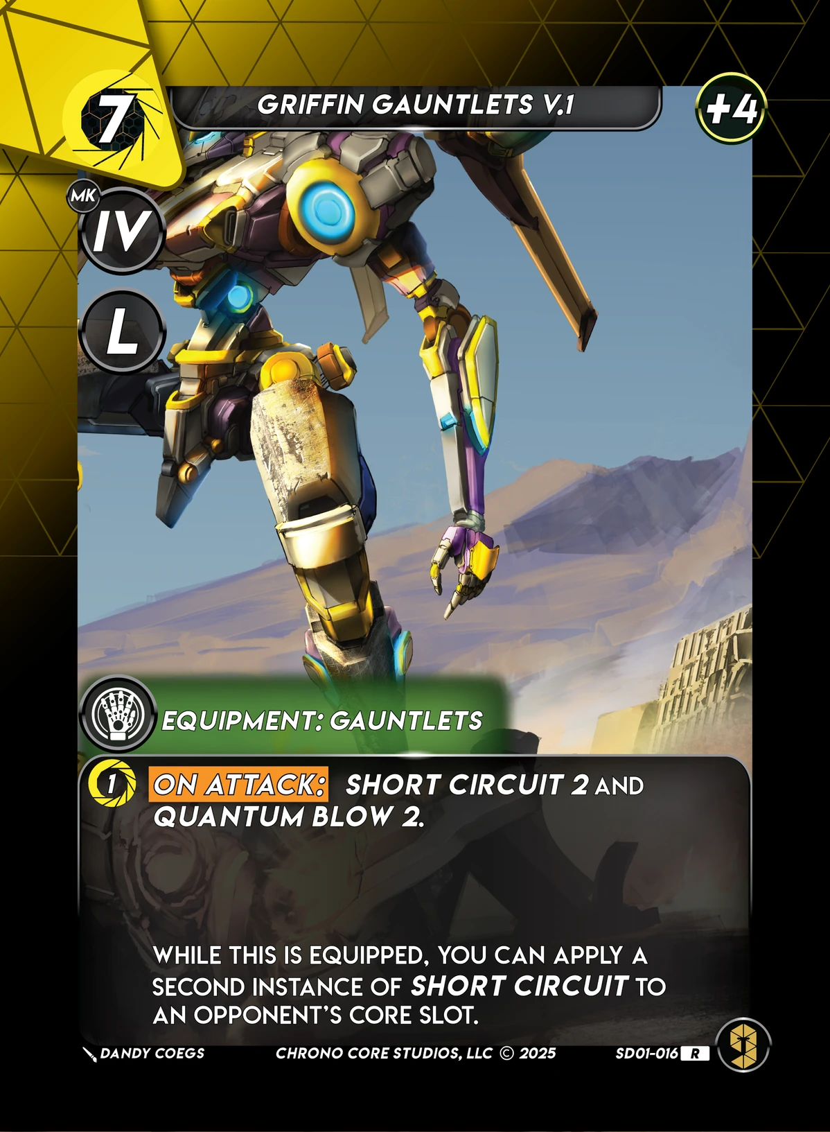 Griffin Gauntlets V.1 &mdash; Chrono Core TCG card
