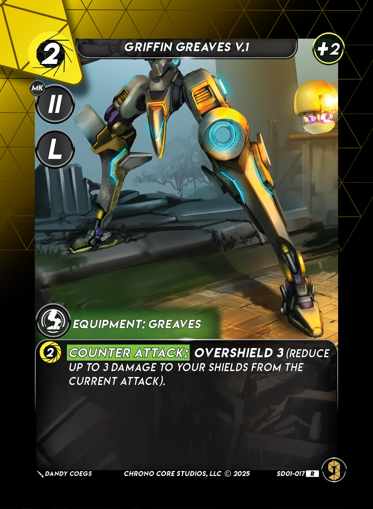 Griffin Greaves V.1 &mdash; Chrono Core TCG card