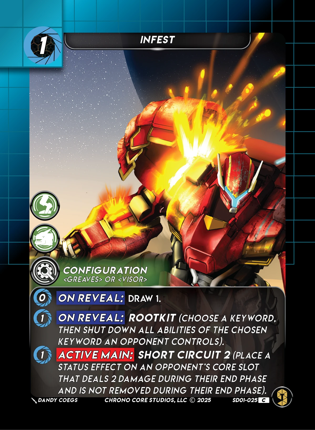 Infest &mdash; Chrono Core TCG card