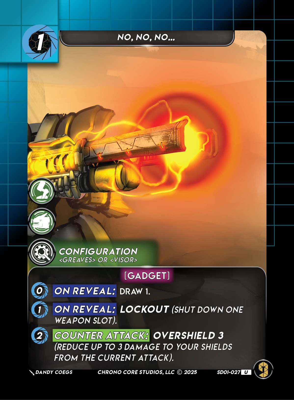 No, No, No... &mdash; Chrono Core TCG card