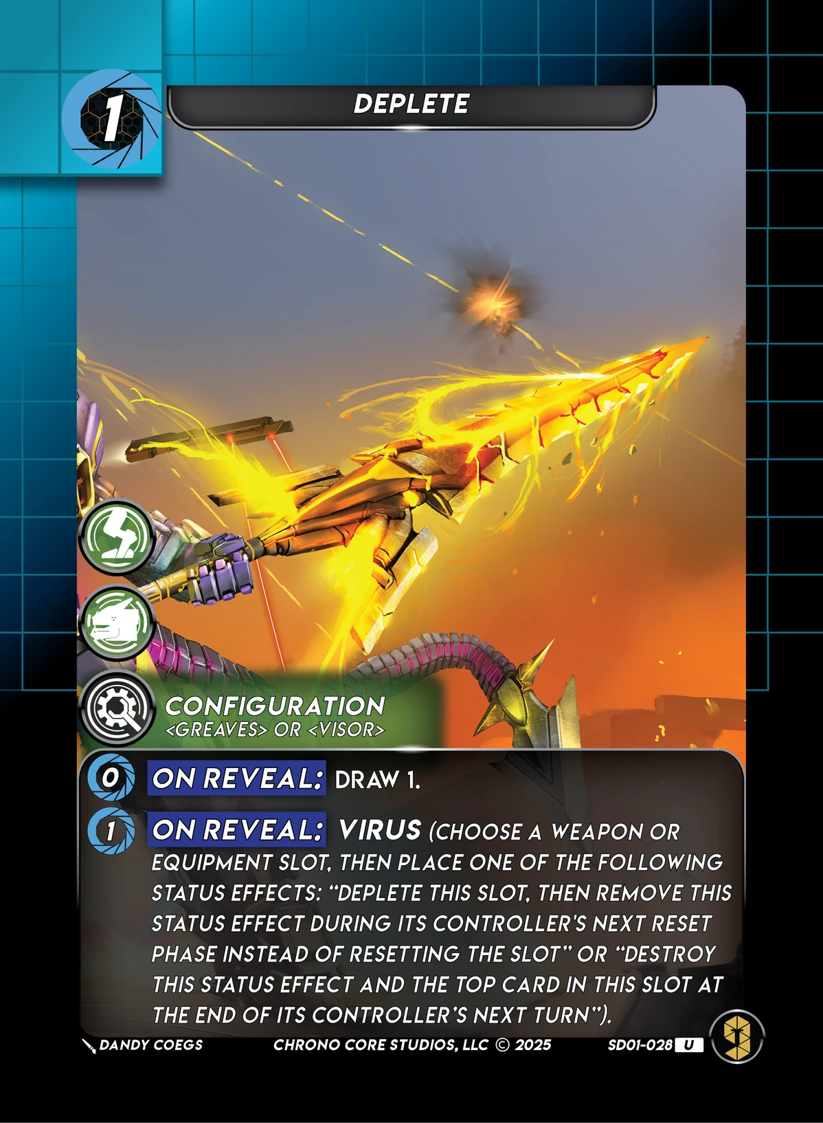 Deplete &mdash; Chrono Core TCG card