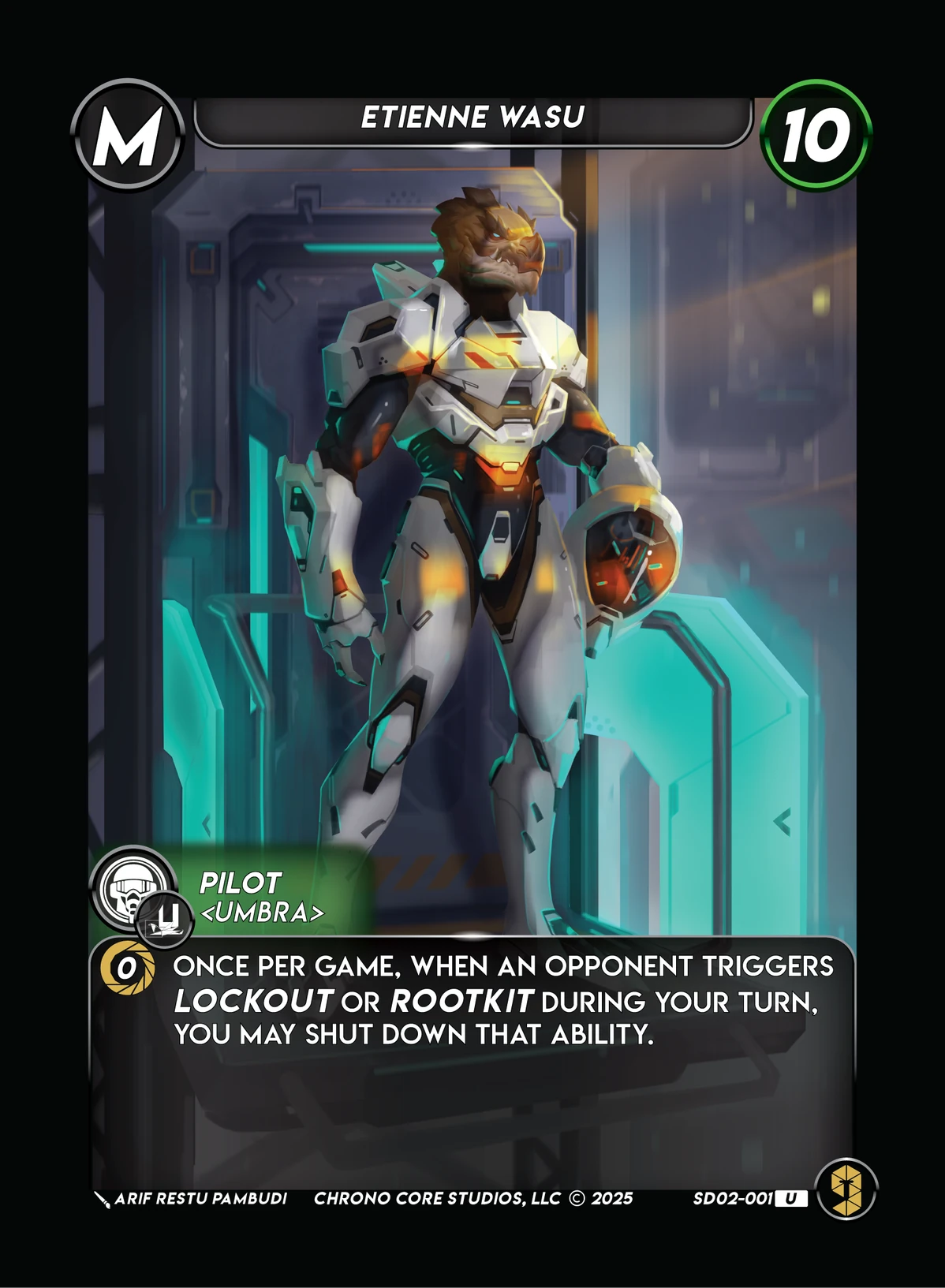 Etienne Wasu &mdash; Chrono Core TCG card
