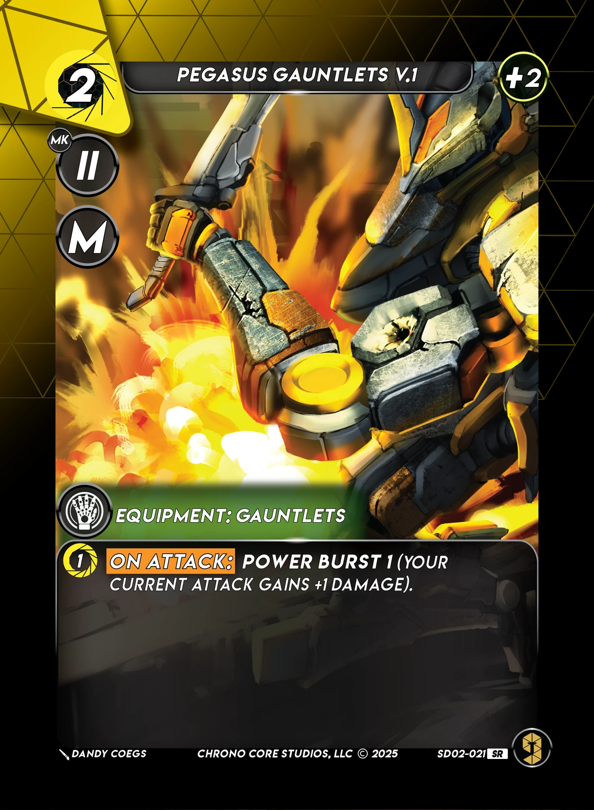 Pegasus Gauntlets V.1 &mdash; Chrono Core TCG card