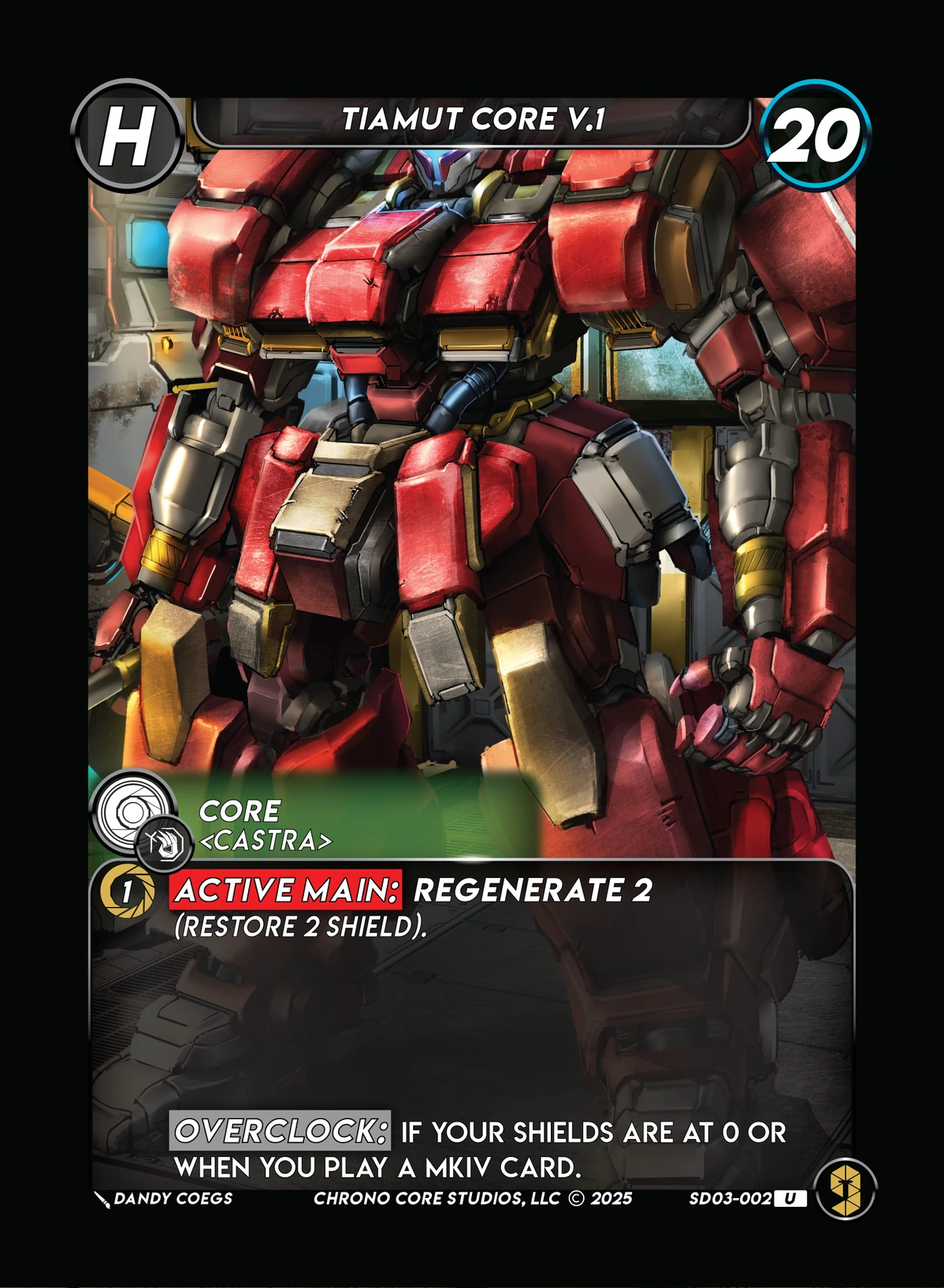 Tiamut Core V.1 &mdash; Chrono Core TCG card
