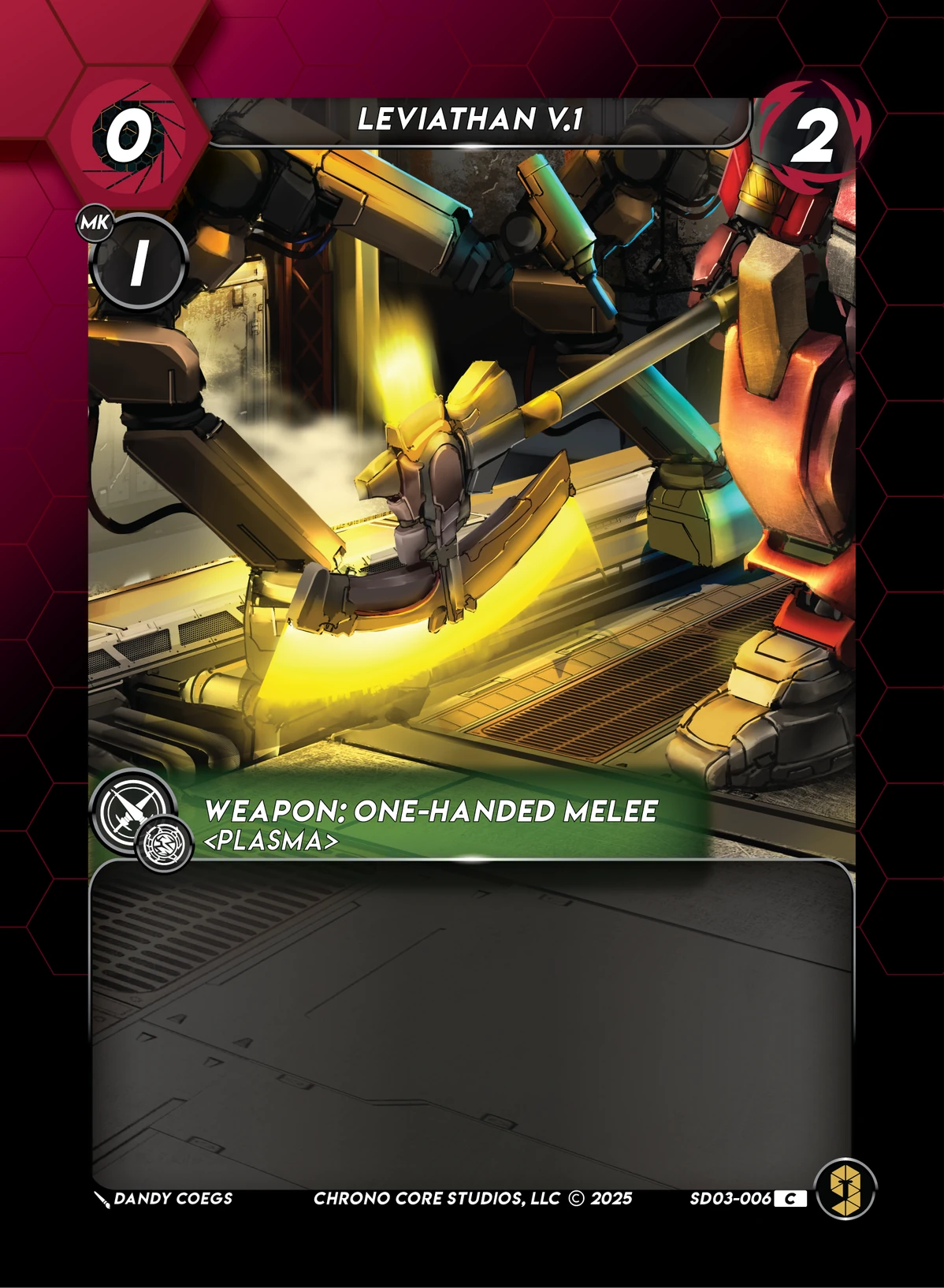 Leviathan V.1 &mdash; Chrono Core TCG card