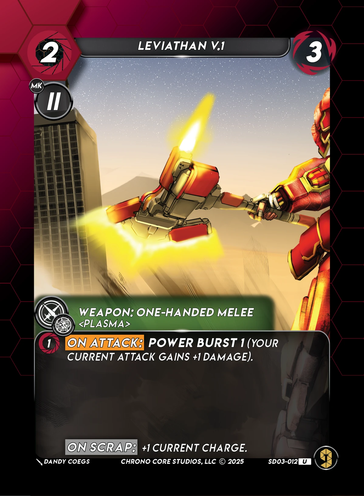 Leviathan V.1 &mdash; Chrono Core TCG card