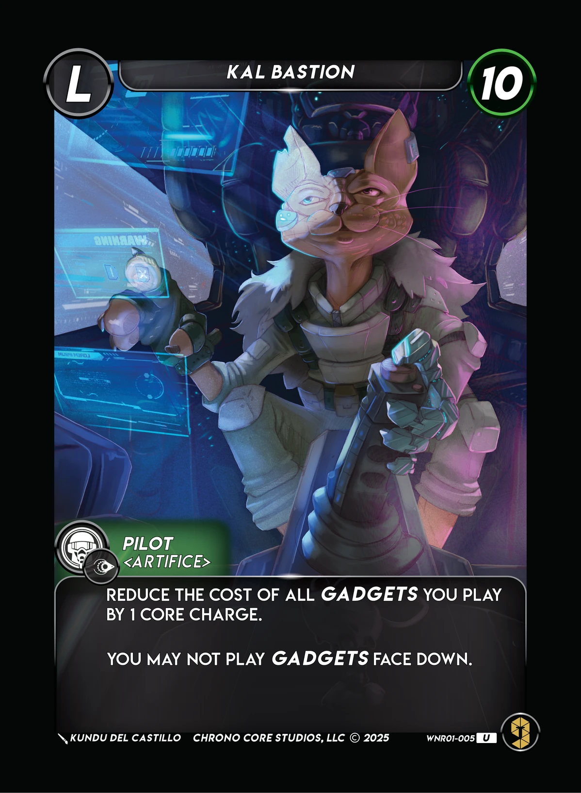 Kal bastion &mdash; Chrono Core TCG card