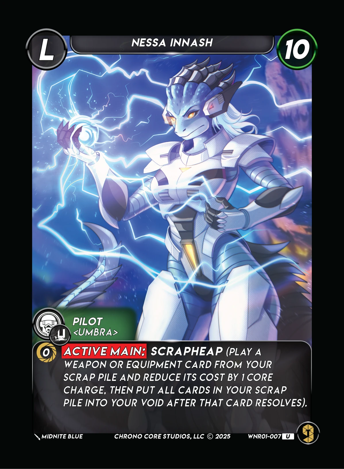 Nessa Innash &mdash; Chrono Core TCG card
