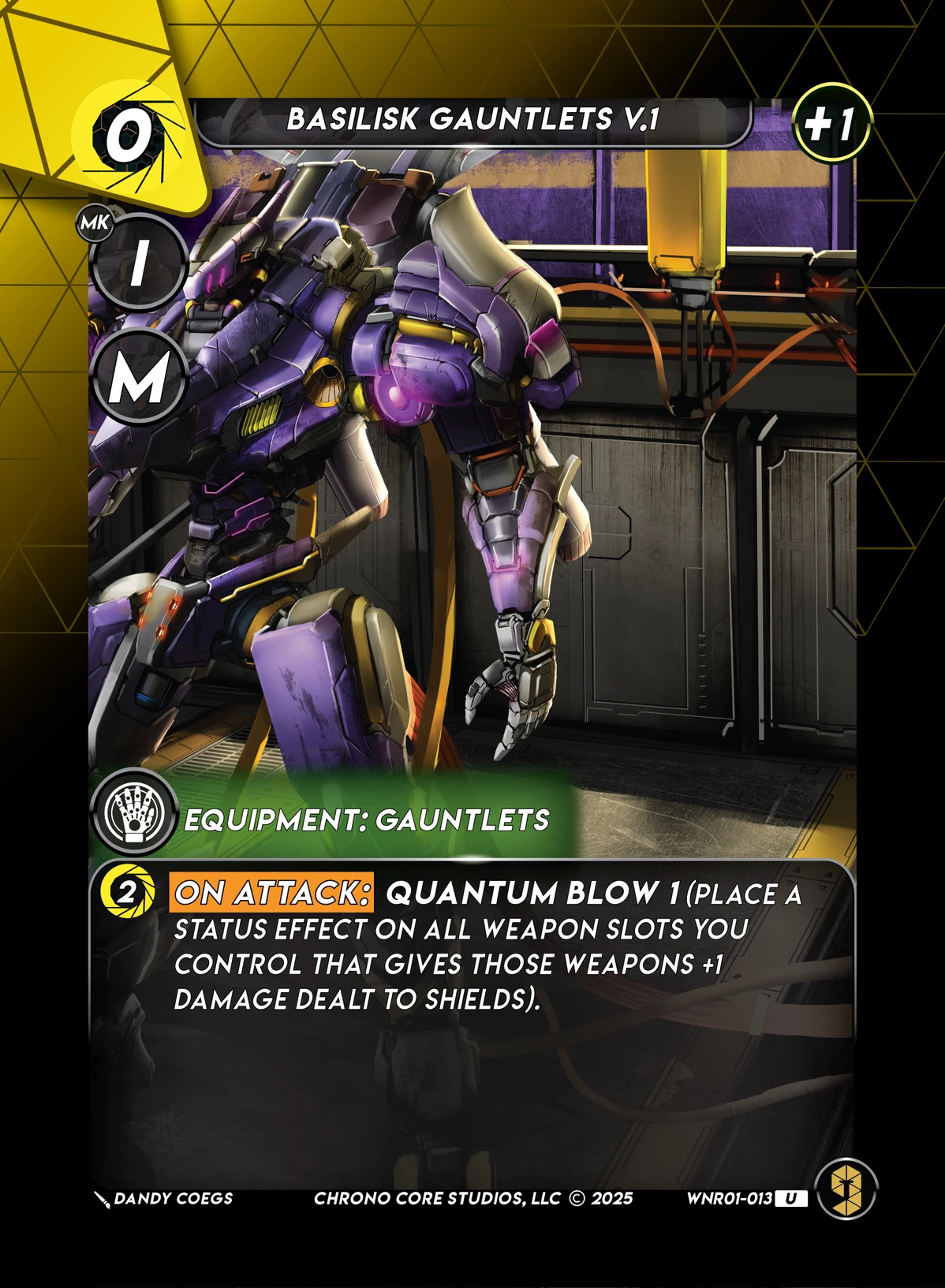 Basilisk Gauntlets V.1 &mdash; Chrono Core TCG card