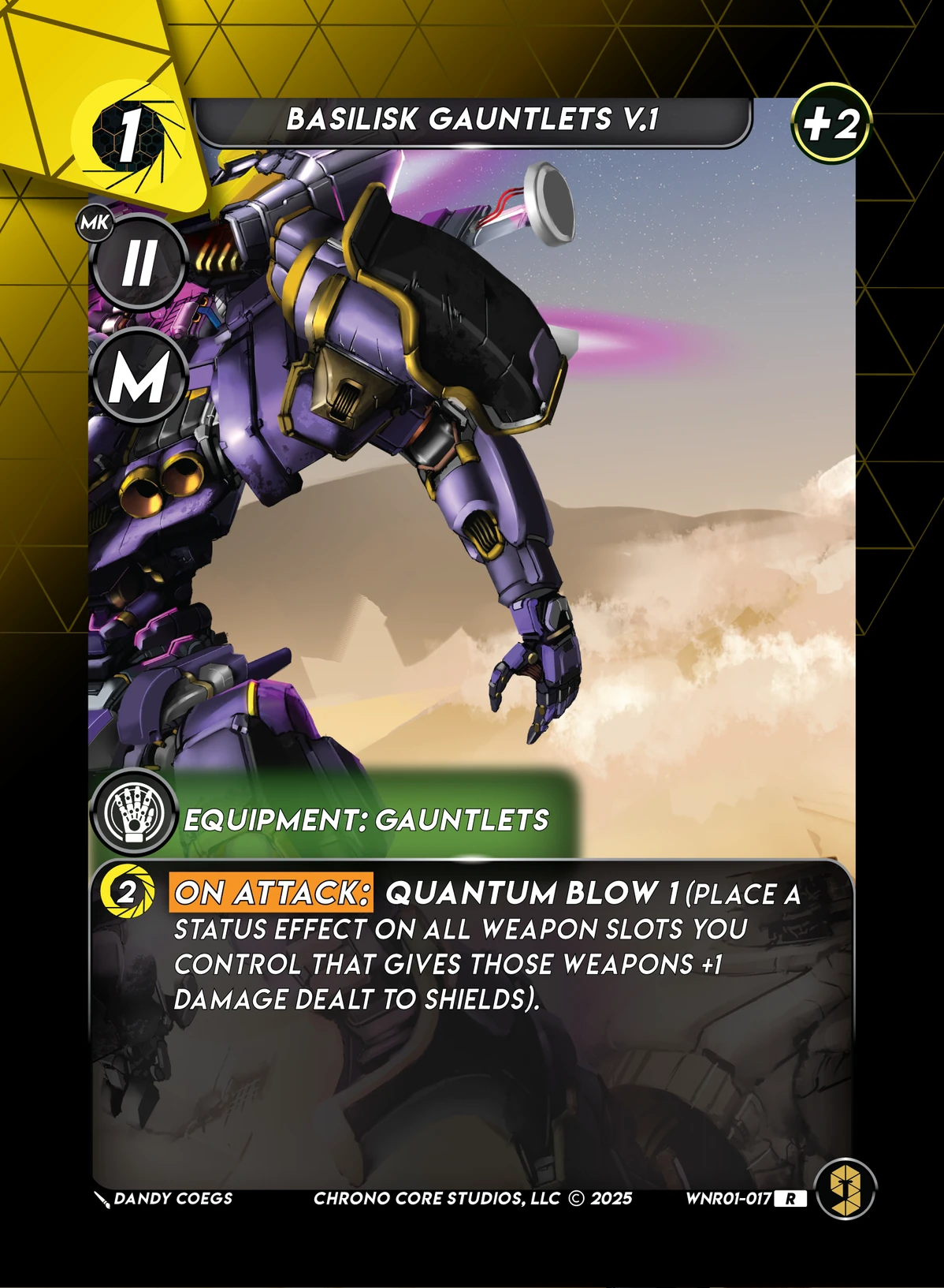 Basilisk Gauntlets V.1 &mdash; Chrono Core TCG card