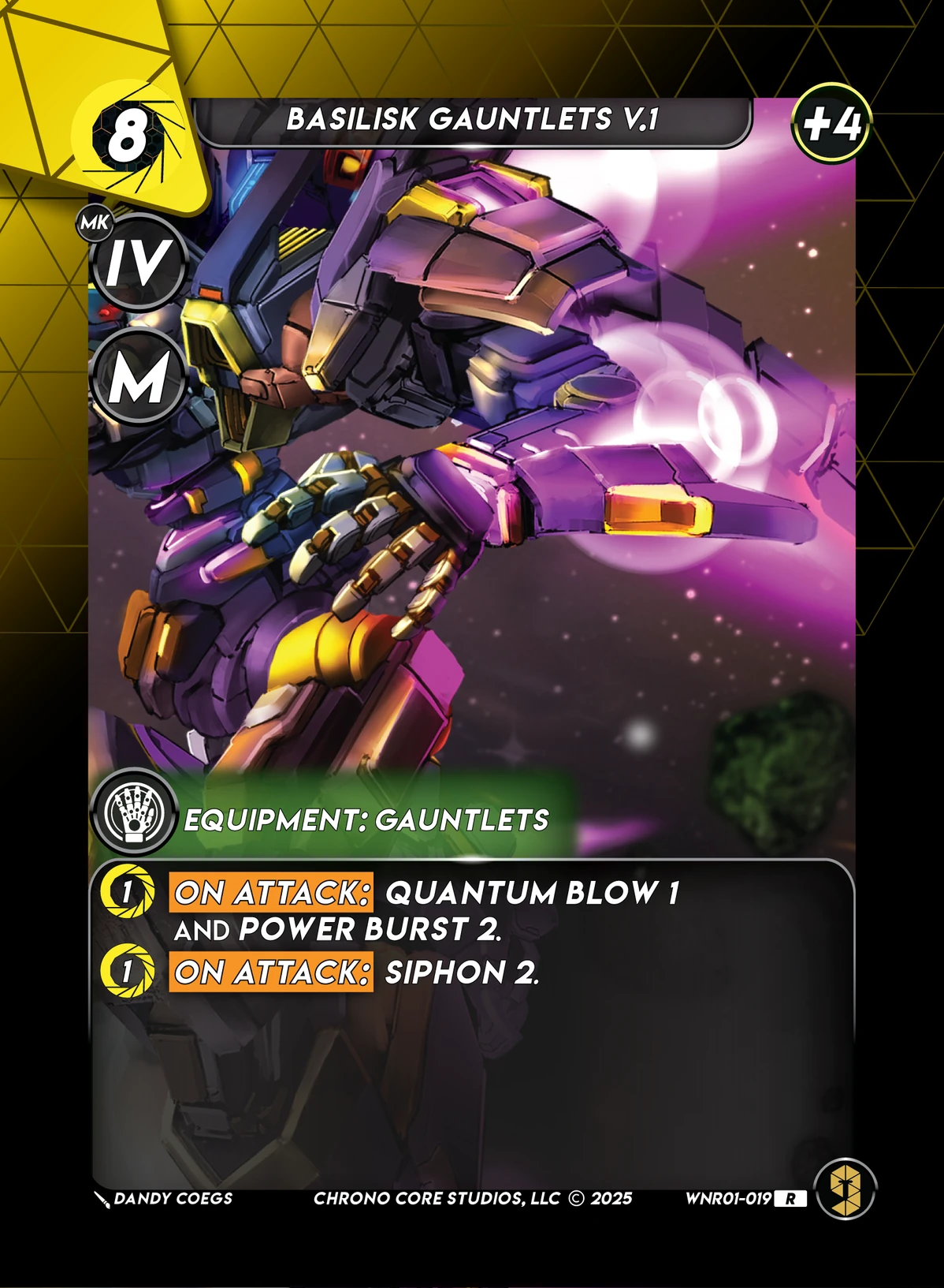 Basilisk Gauntlets V.1 &mdash; Chrono Core TCG card
