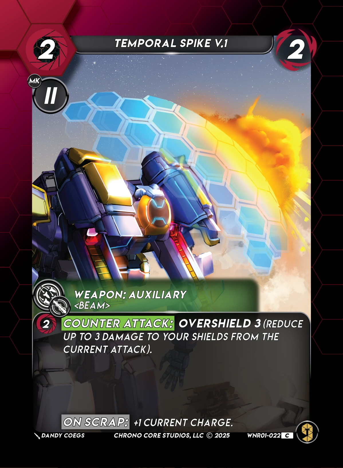Temporal Spike V.1 &mdash; Chrono Core TCG card