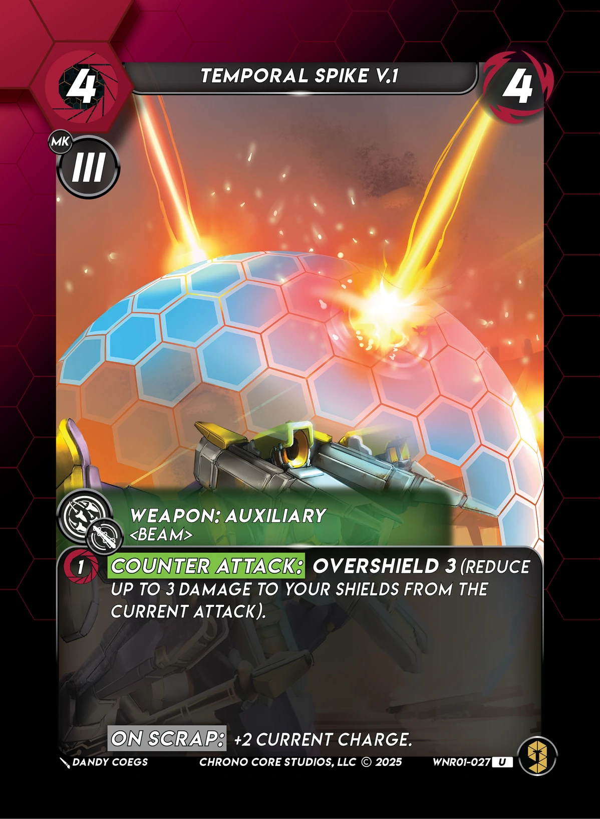 Temporal Spike V.1 &mdash; Chrono Core TCG card