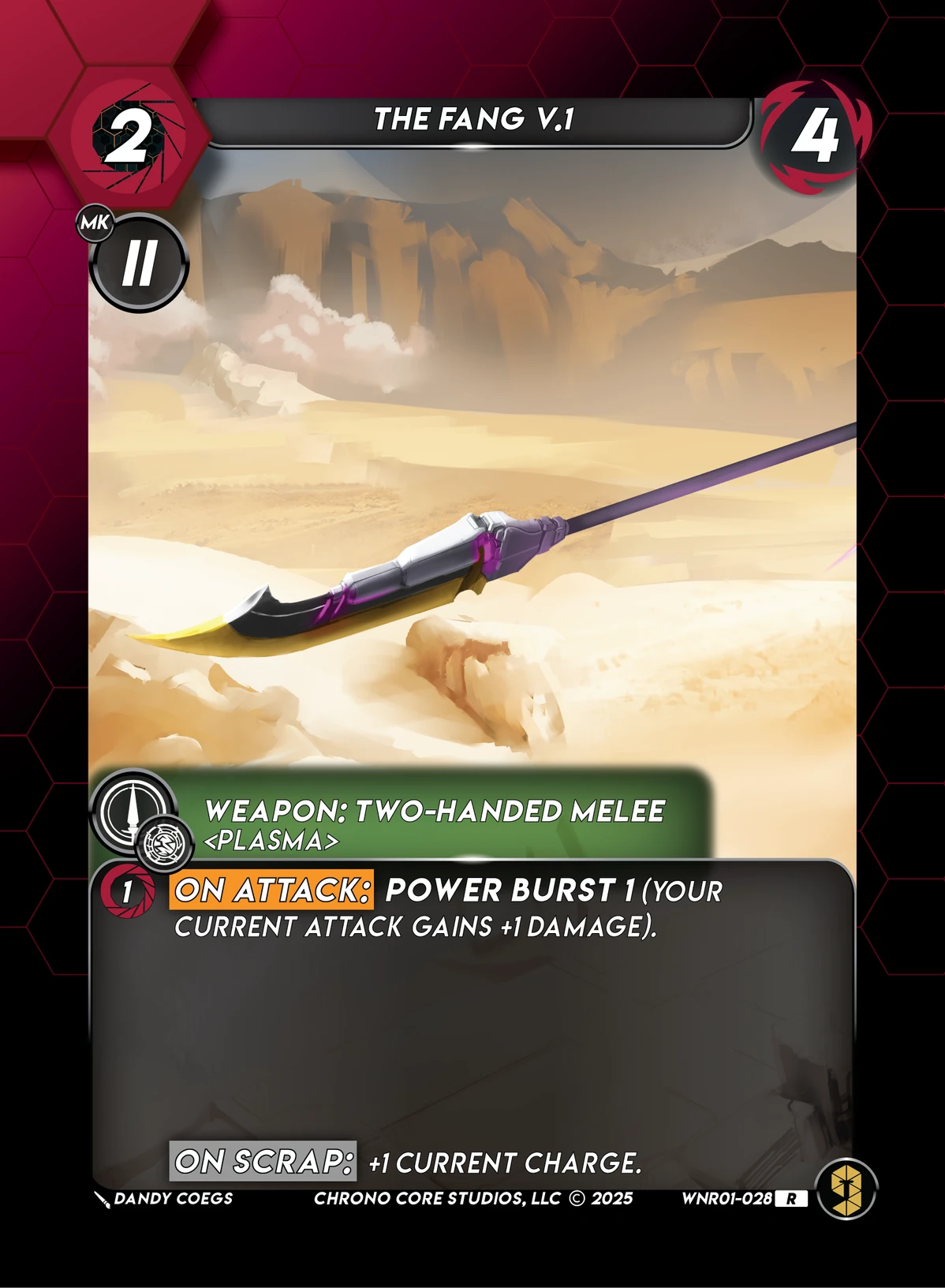 The Fang V.1 &mdash; Chrono Core TCG card