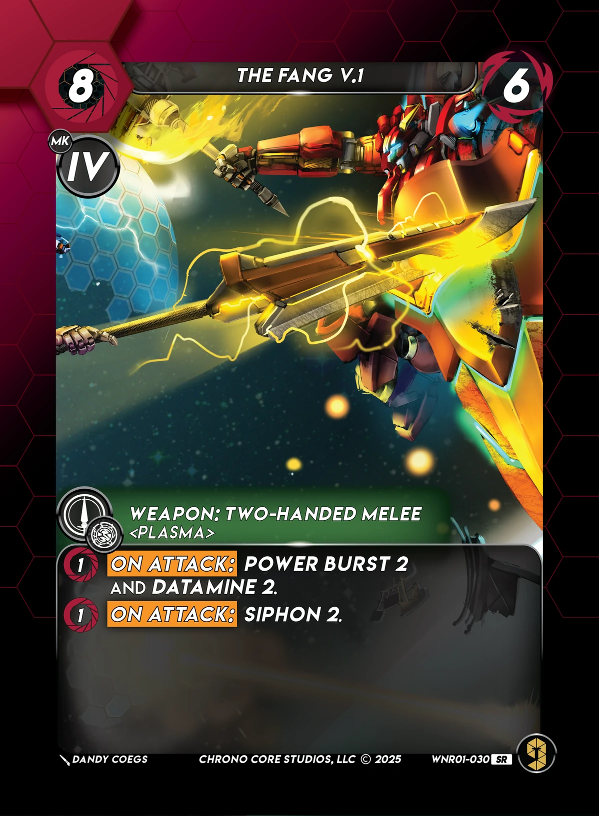 The Fang V.1 &mdash; Chrono Core TCG card