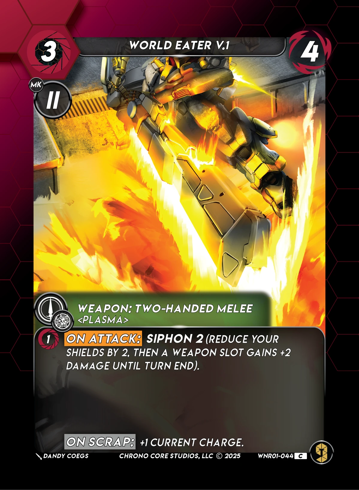 World Eater V.1 &mdash; Chrono Core TCG card