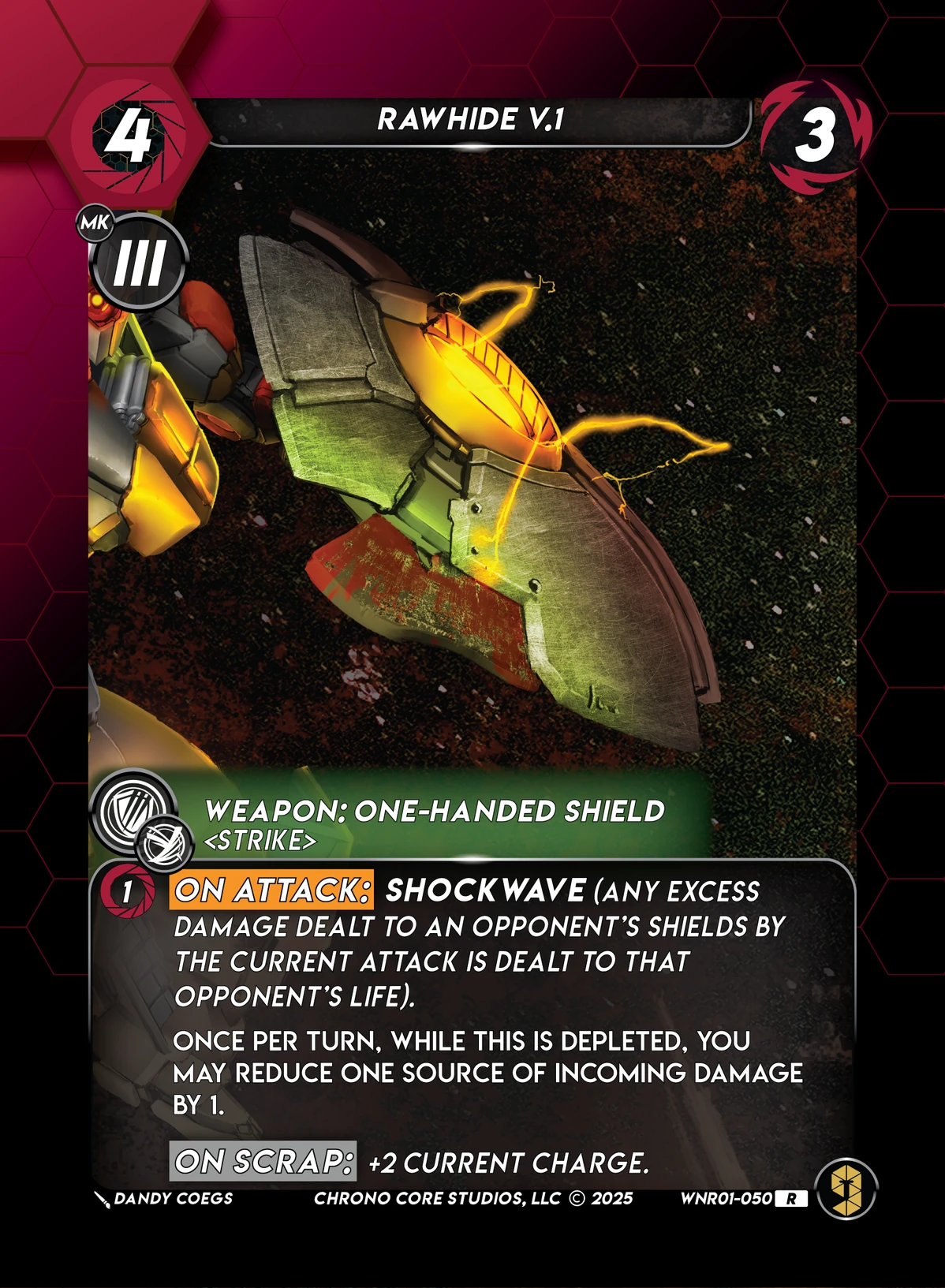 Rawhide V.1 &mdash; Chrono Core TCG card