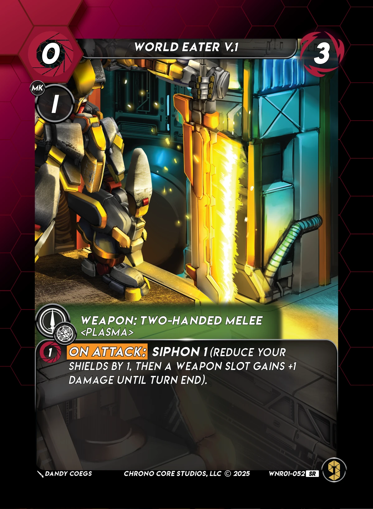World Eater V.1 &mdash; Chrono Core TCG card