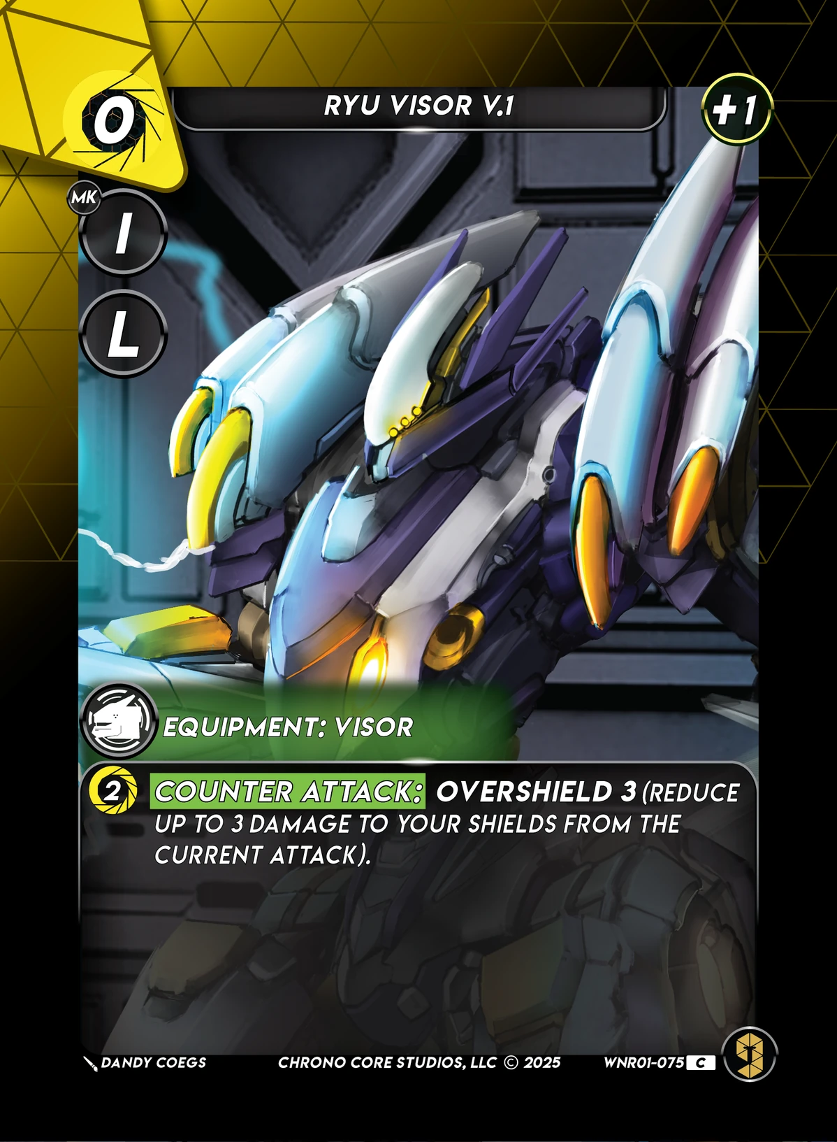 Ryu Visor V.1 &mdash; Chrono Core TCG card