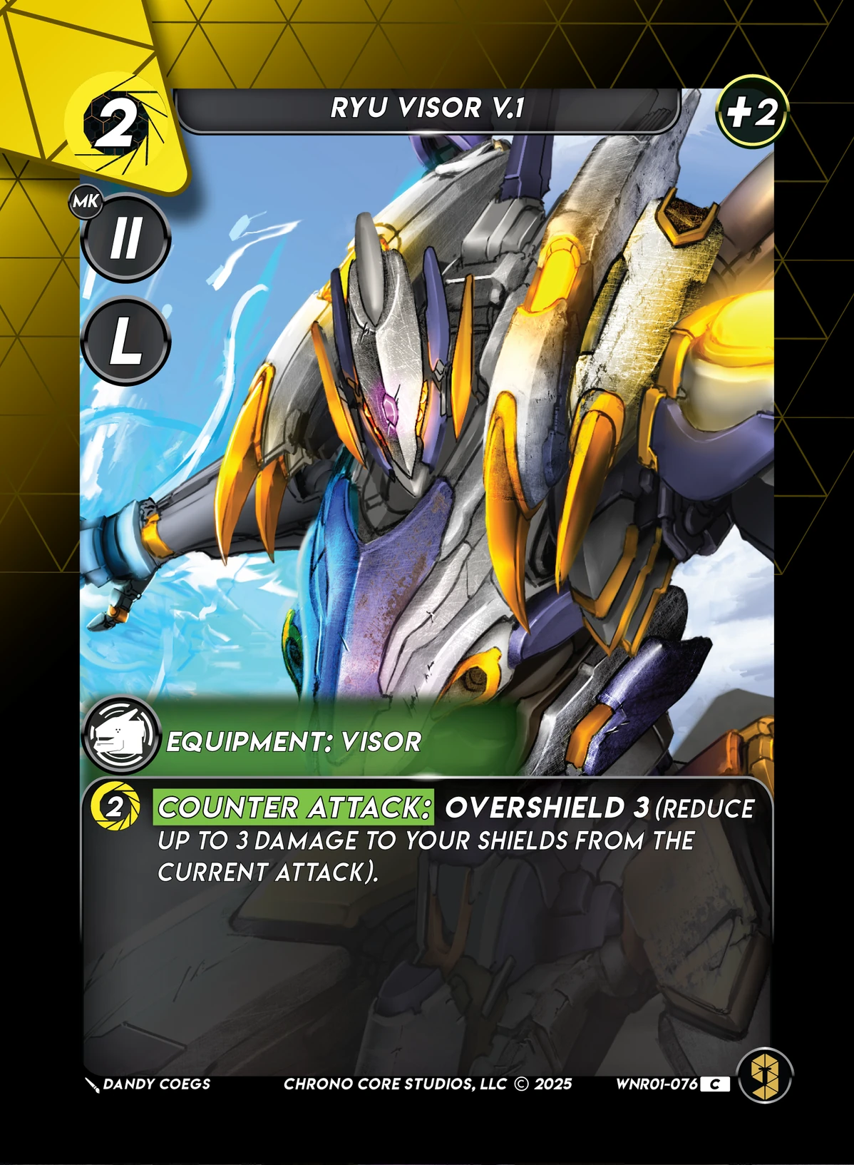Ryu Visor V.1 &mdash; Chrono Core TCG card