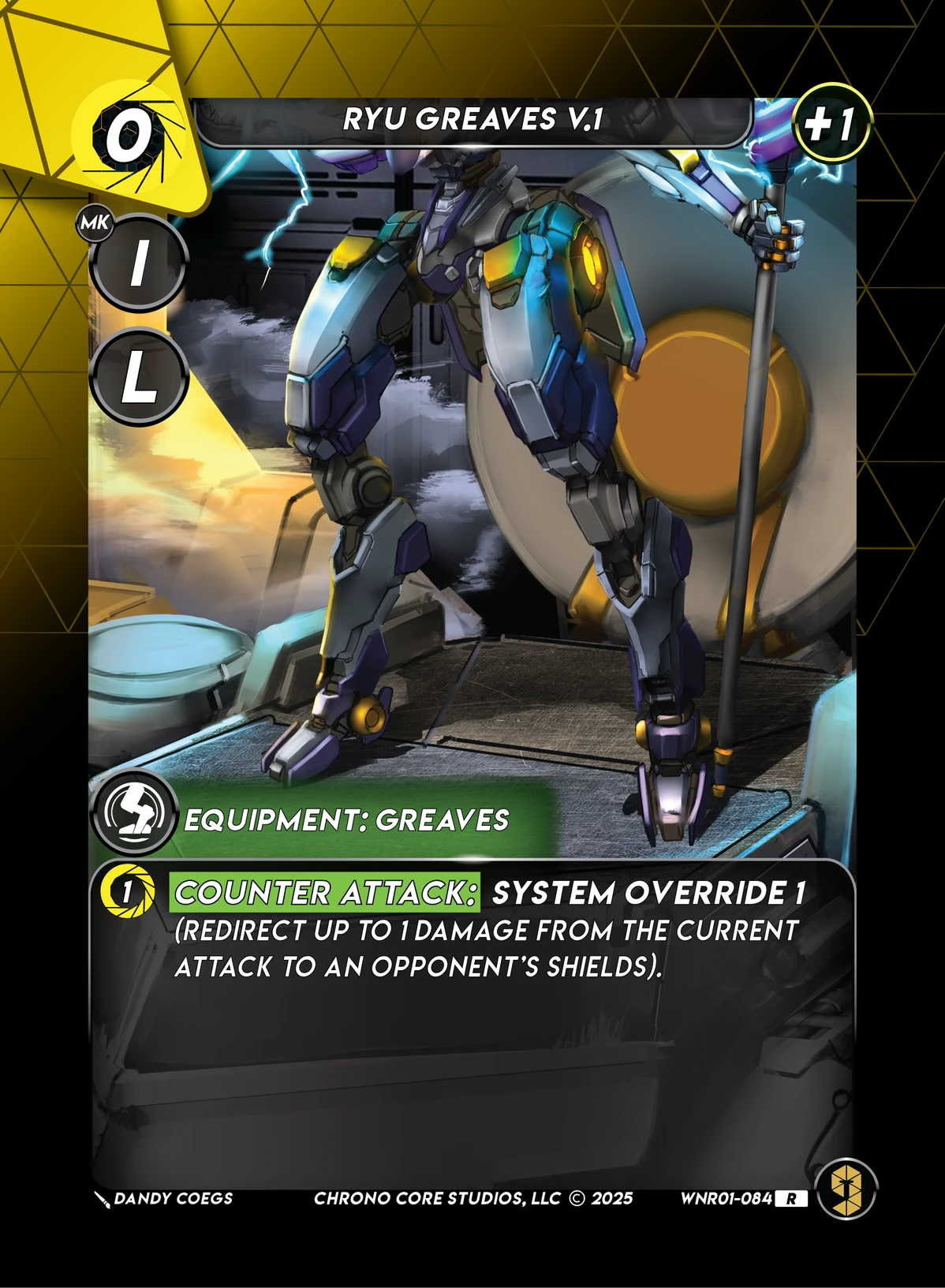 Ryu Greaves V.1 &mdash; Chrono Core TCG card