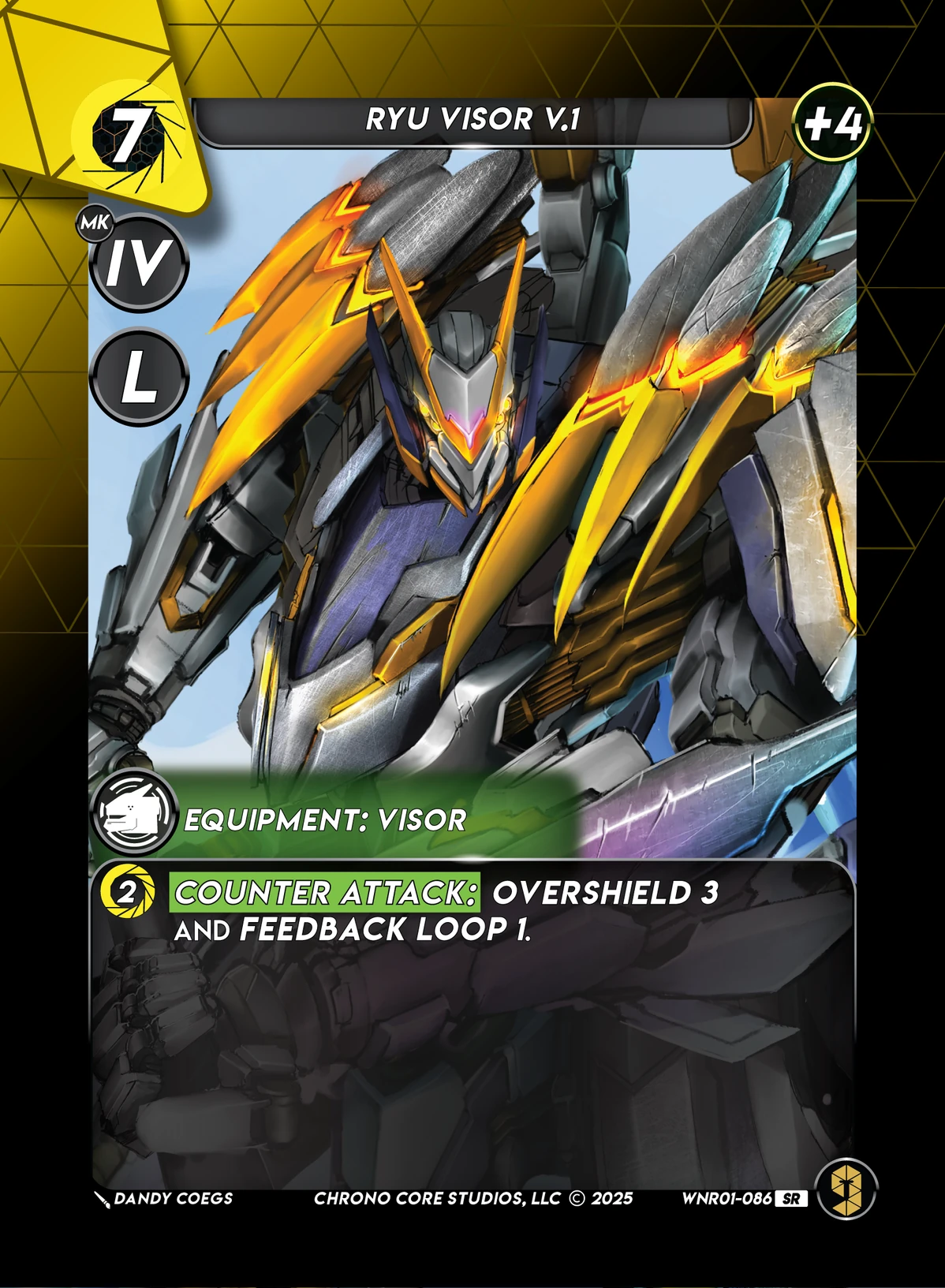 Ryu Visor V.1 &mdash; Chrono Core TCG card