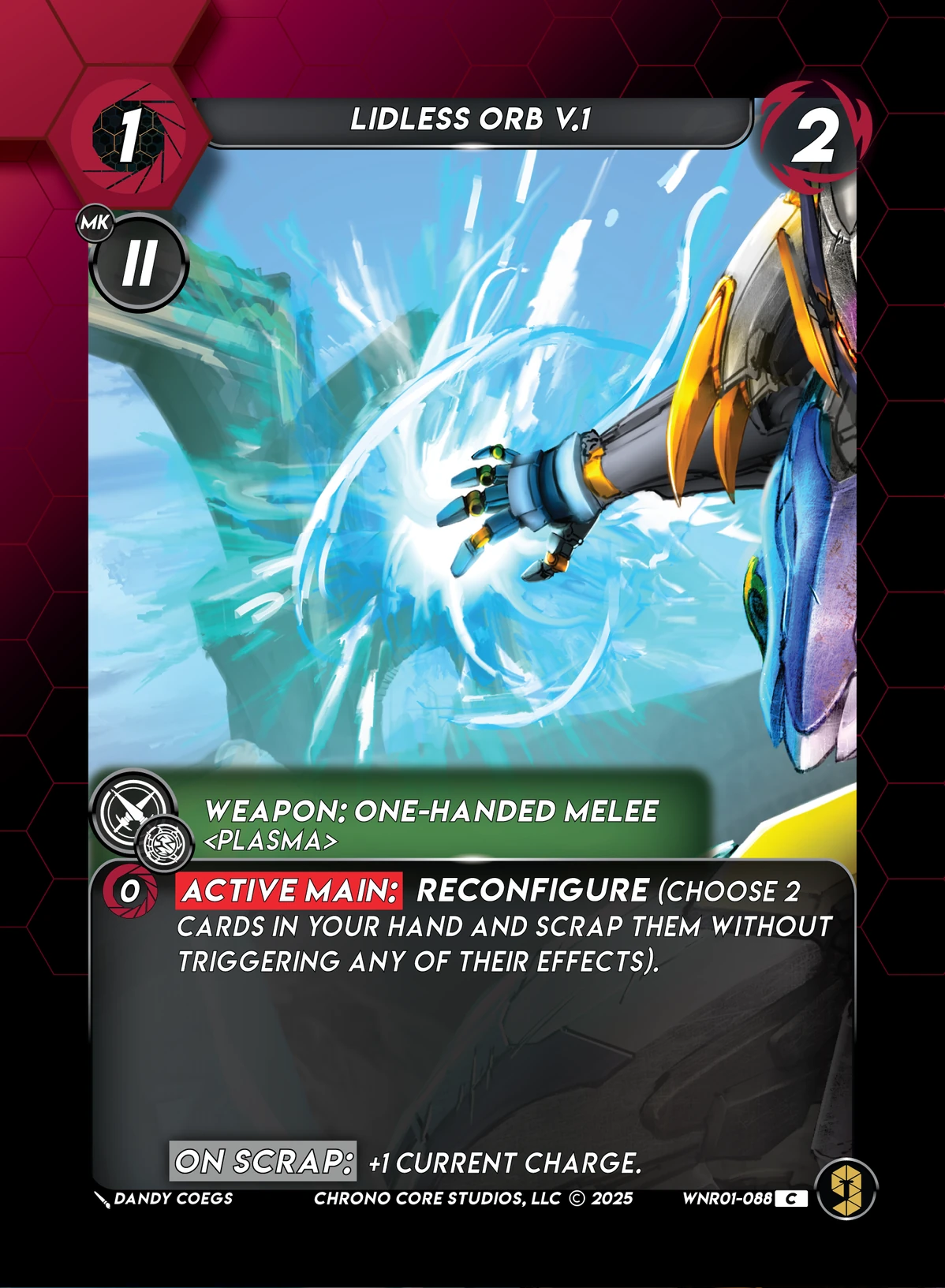 Lidless Orb V.1 &mdash; Chrono Core TCG card