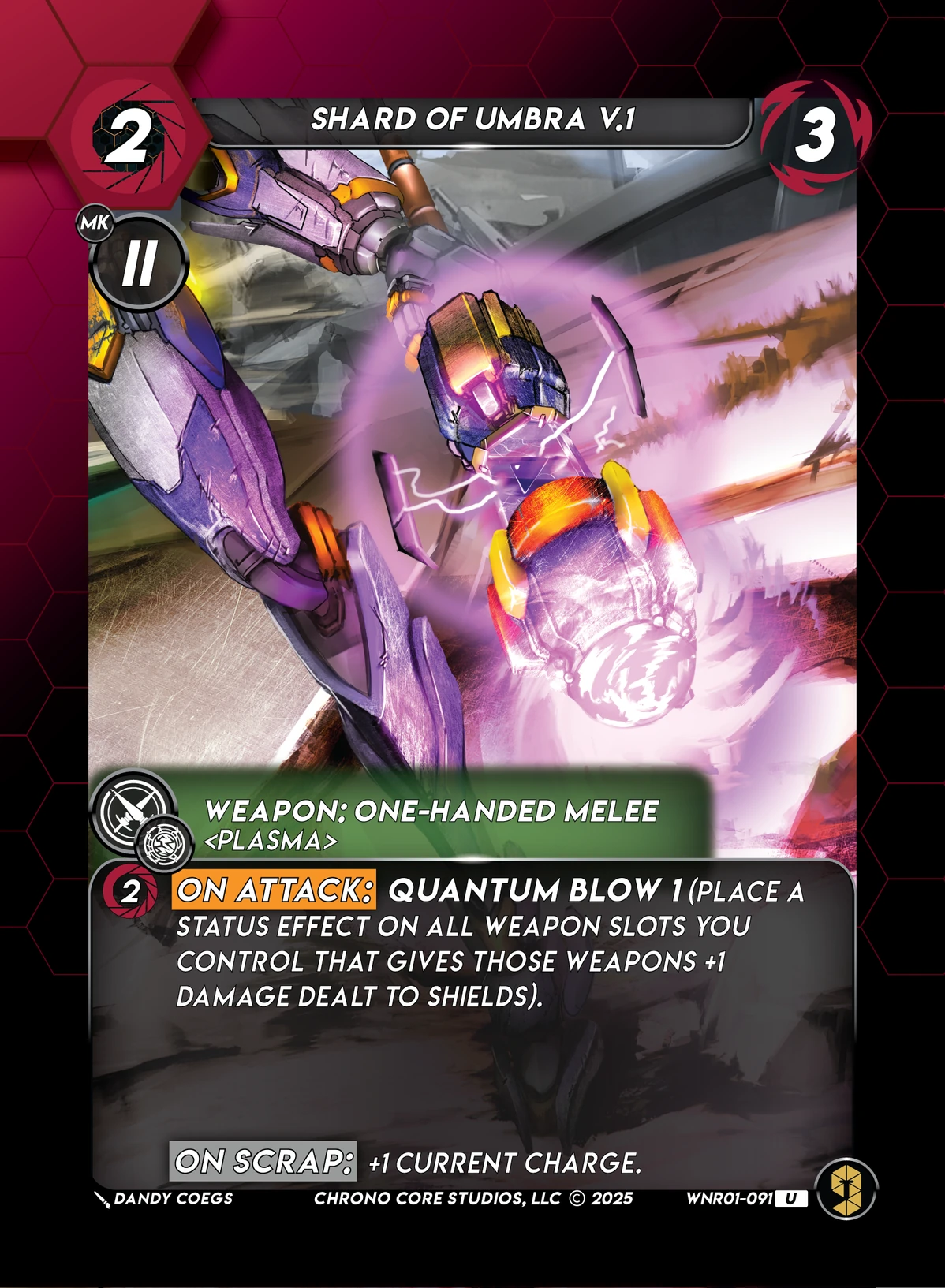 Shard Of Umbra V.1 &mdash; Chrono Core TCG card