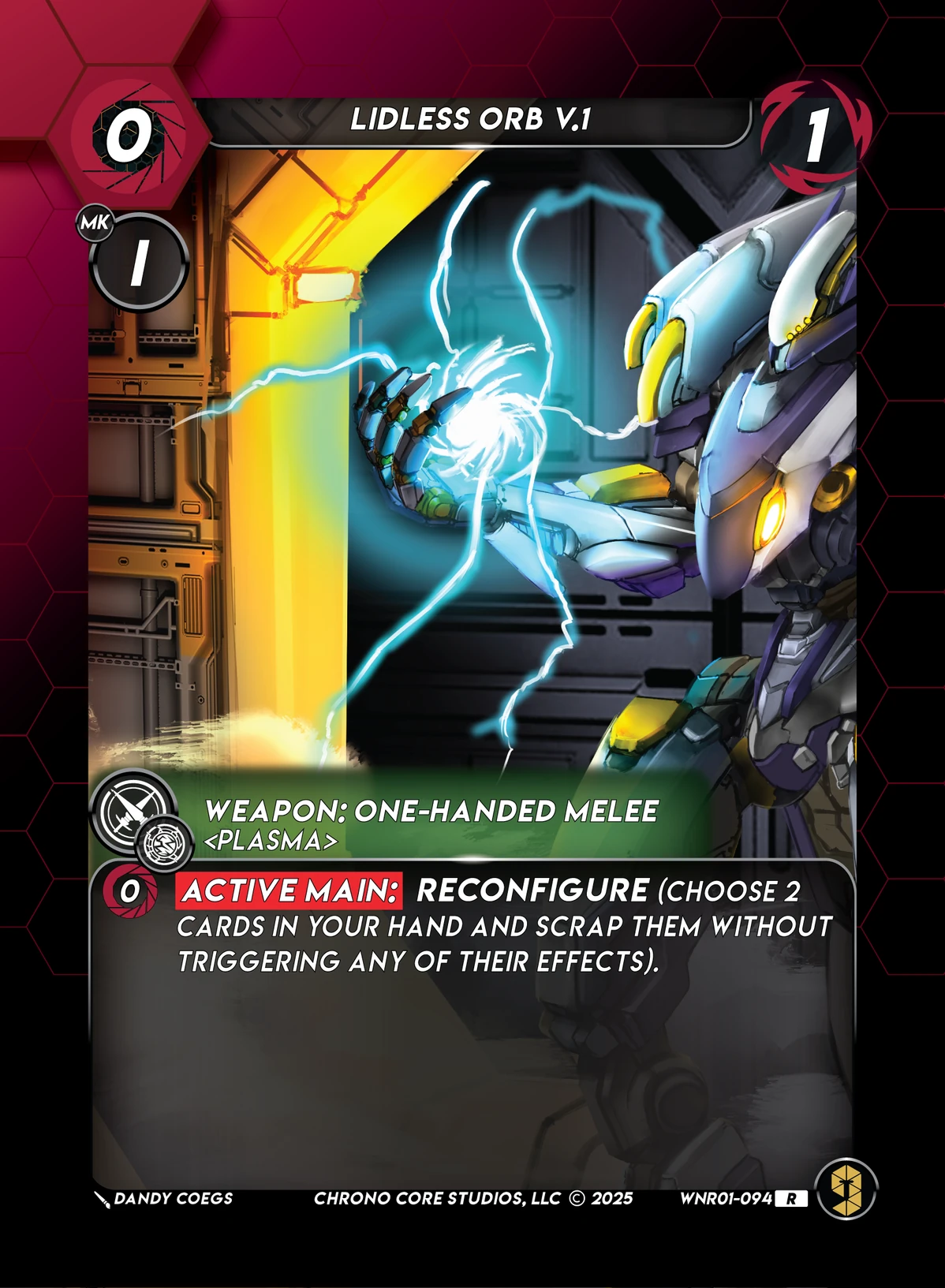 Lidless Orb V.1 &mdash; Chrono Core TCG card
