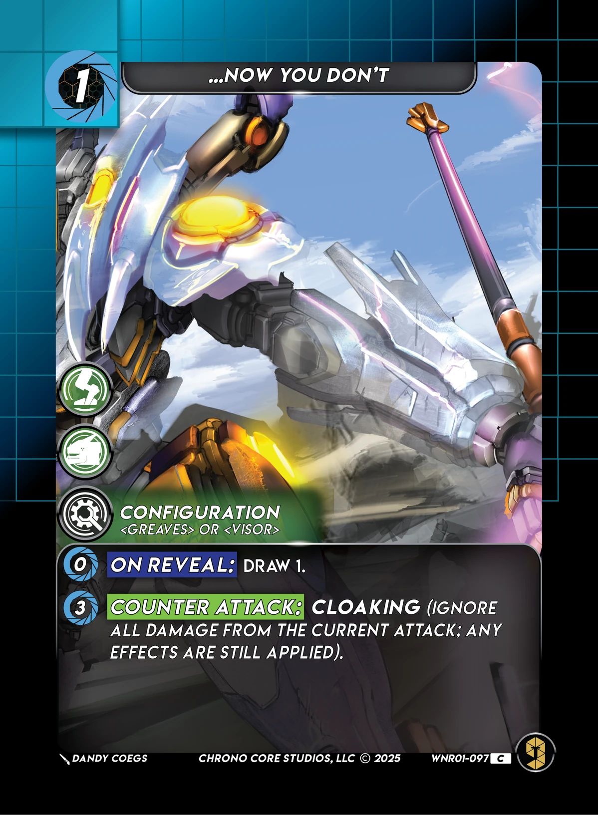 ..Now You Don't &mdash; Chrono Core TCG card
