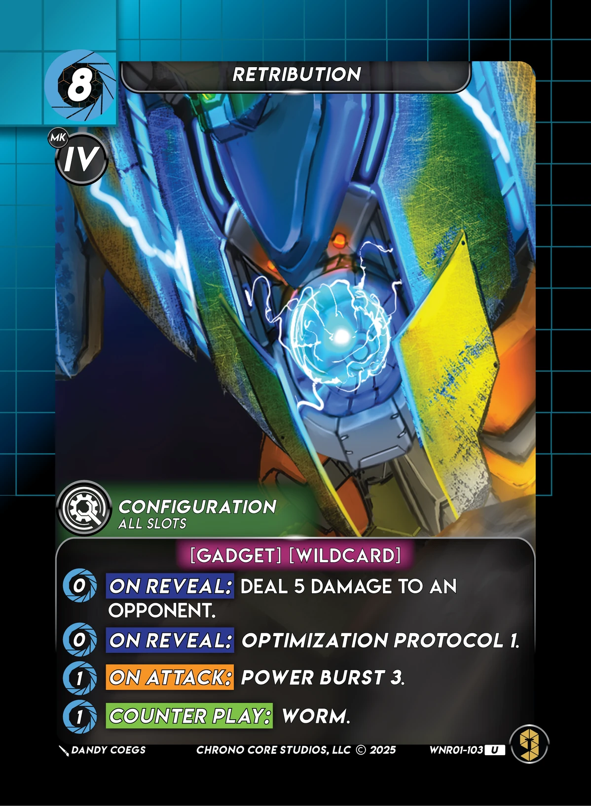 Retribution &mdash; Chrono Core TCG card