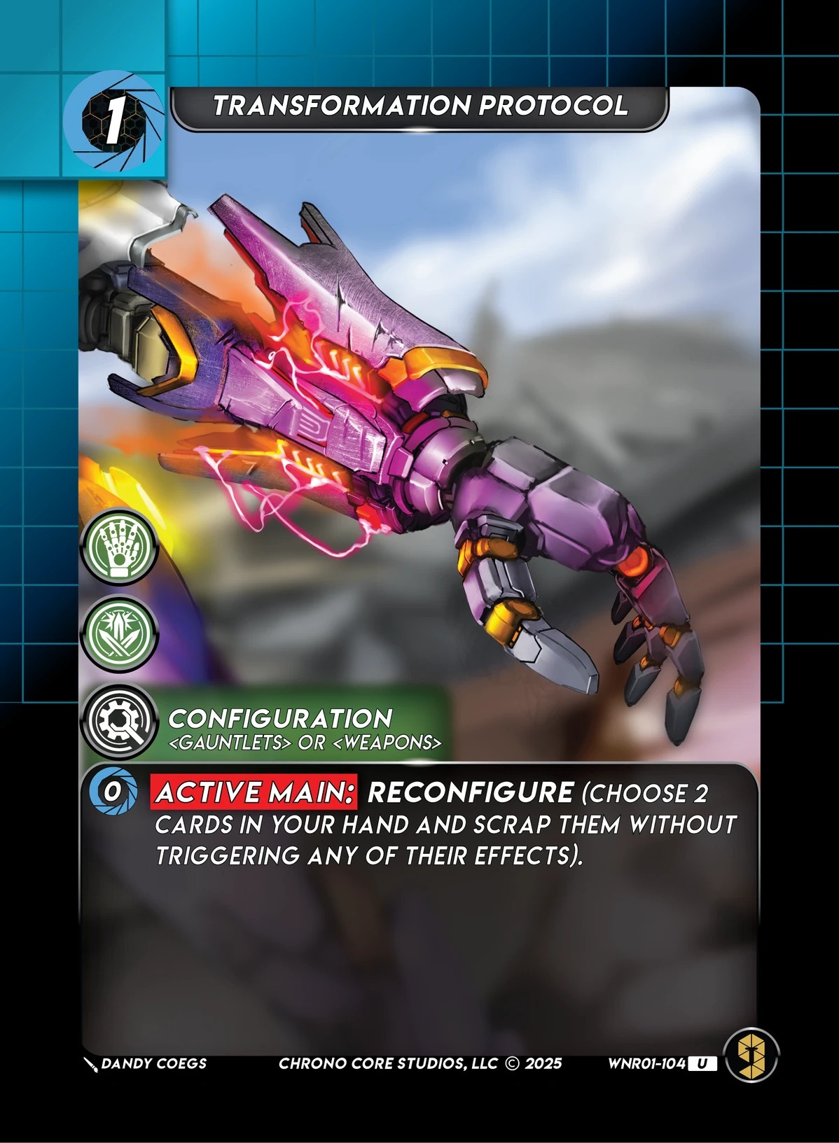 Transformation Protocol &mdash; Chrono Core TCG card