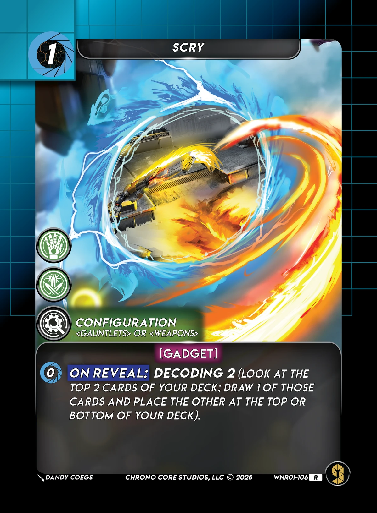 Scry &mdash; Chrono Core TCG card