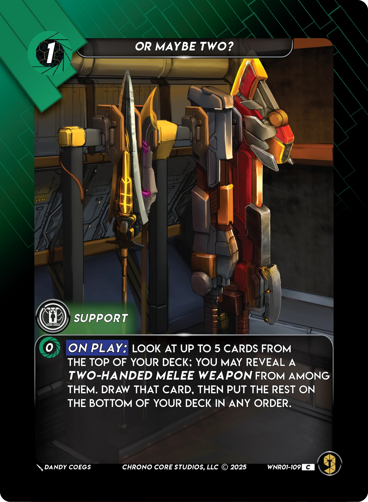 Or Maybe Two &mdash; Chrono Core TCG card