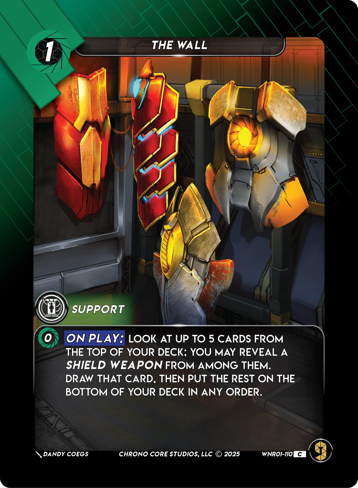 The Wall &mdash; Chrono Core TCG card