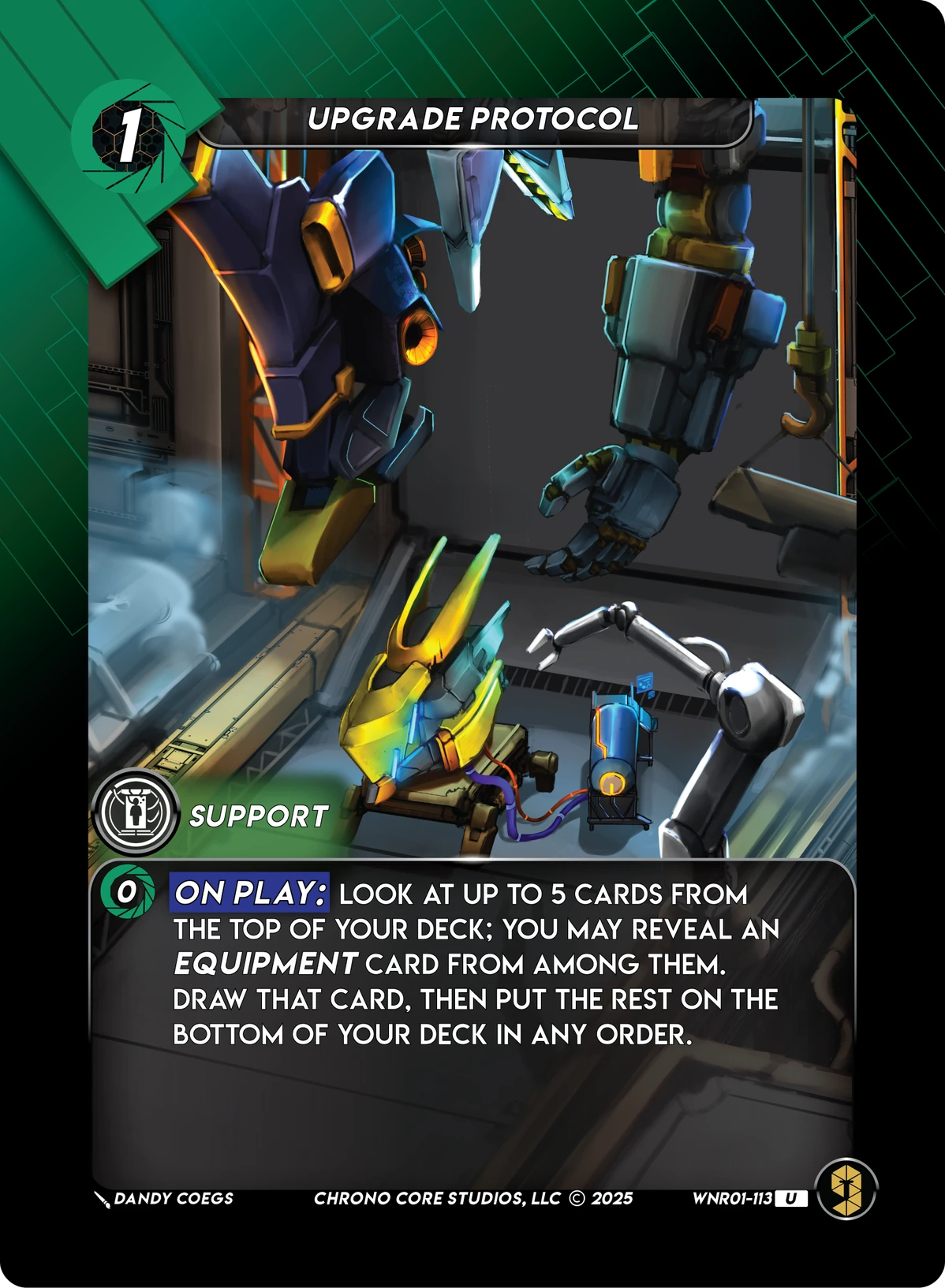 Upgrade Protocol &mdash; Chrono Core TCG card