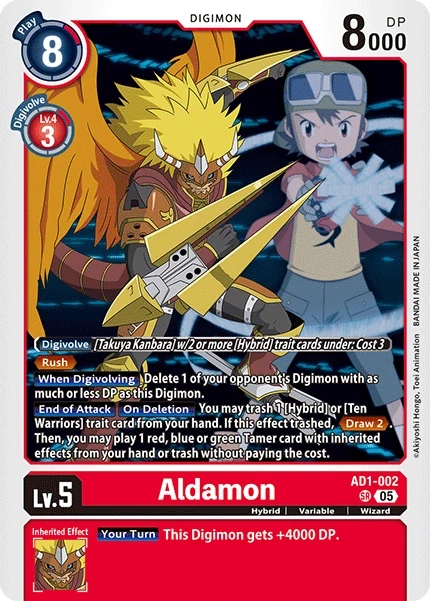Aldamon &mdash; Digimon Card Game card