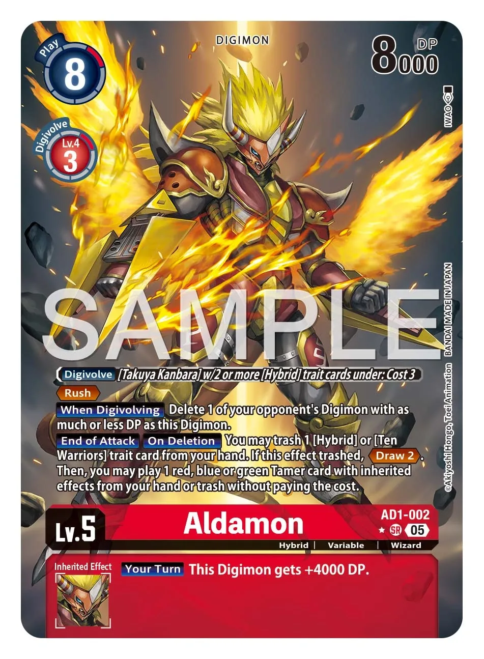 Aldamon &mdash; Digimon Card Game card