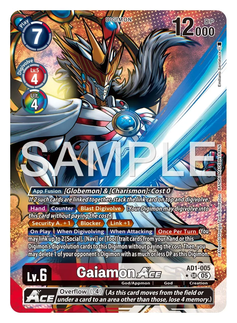 Gaiamon ACE &mdash; Digimon Card Game card