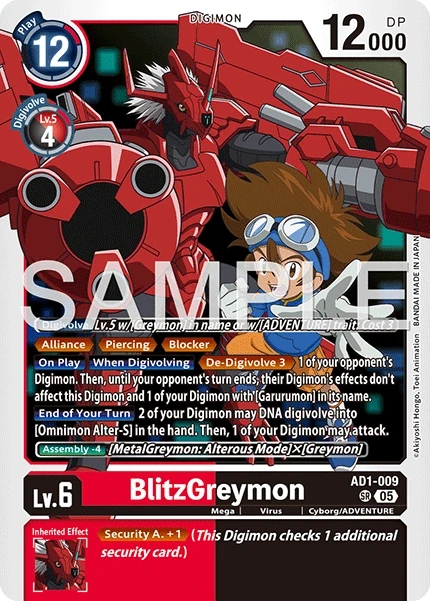 BlitzGreymon &mdash; Digimon Card Game card