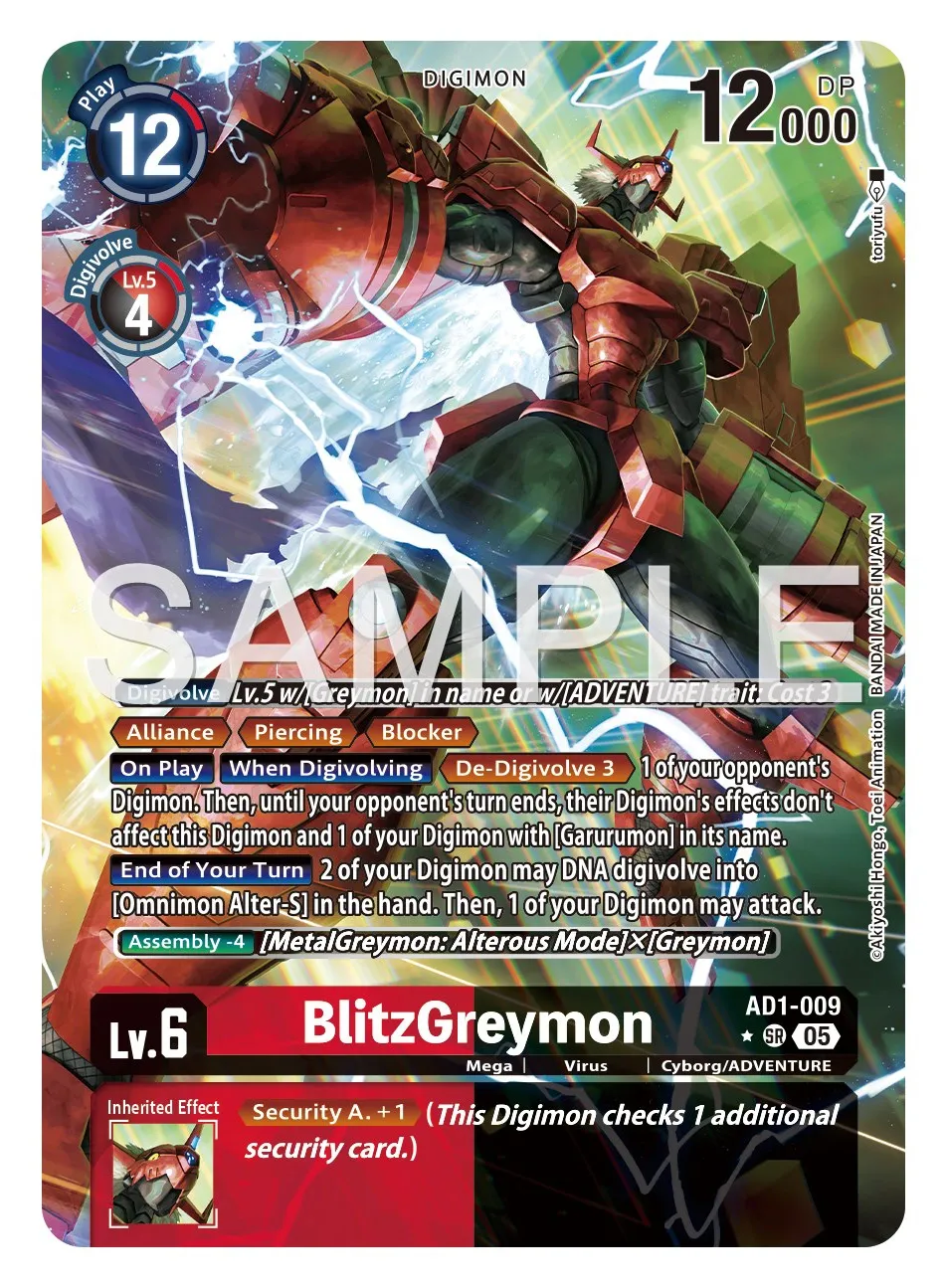 BlitzGreymon &mdash; Digimon Card Game card