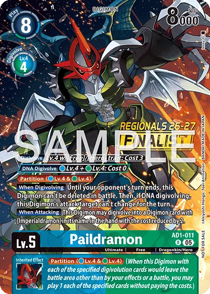 Paildramon &mdash; Digimon Card Game card