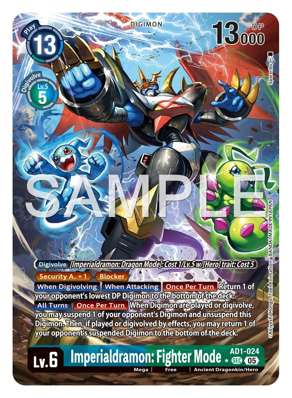 Imperialdramon: Fighter Mode &mdash; Digimon Card Game card