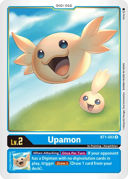 Upamon &mdash; Digimon Card Game card