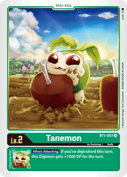 Tanemon &mdash; Digimon Card Game card