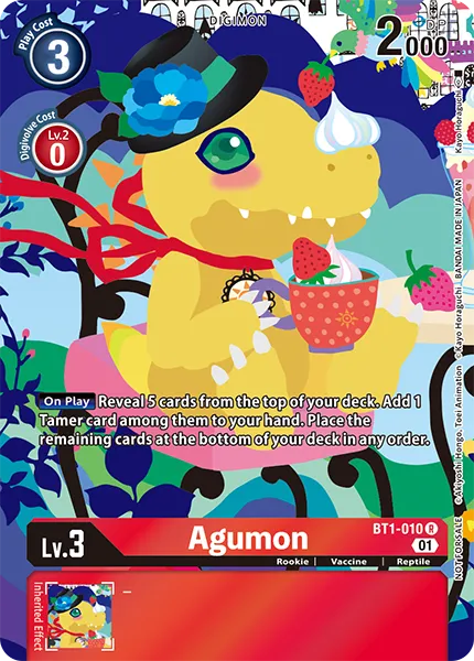 Agumon &mdash; Digimon Card Game card
