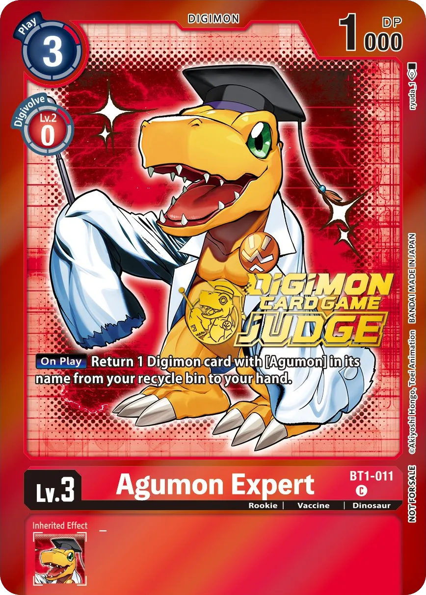 Agumon Expert &mdash; Digimon Card Game card