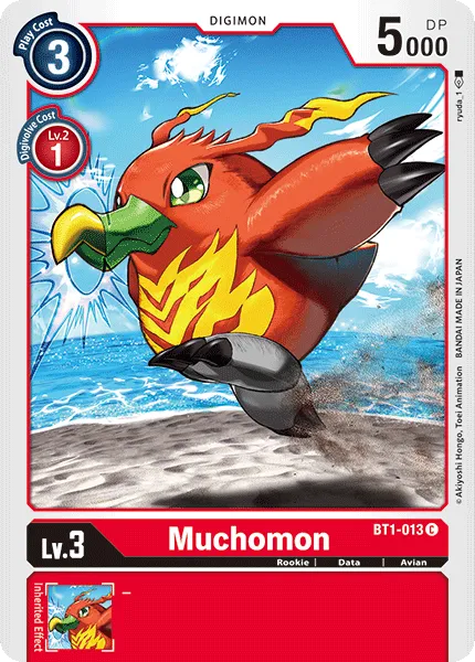 Muchomon &mdash; Digimon Card Game card