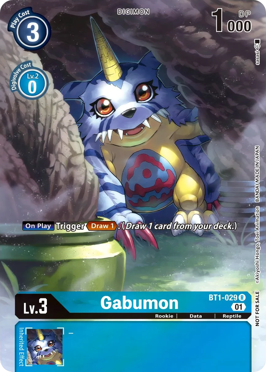 Gabumon &mdash; Digimon Card Game card