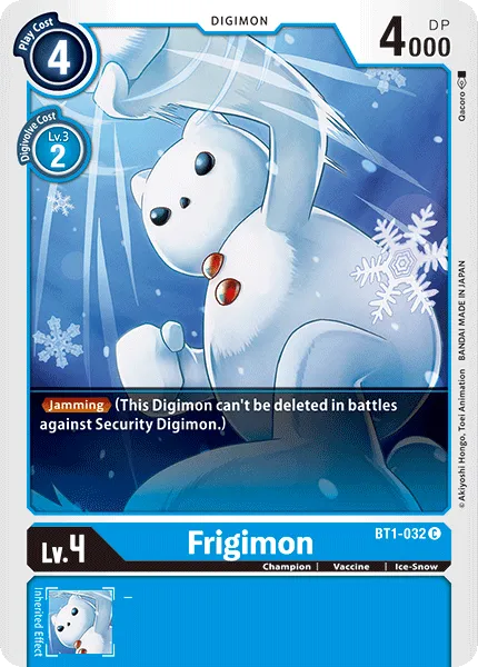 Frigimon &mdash; Digimon Card Game card
